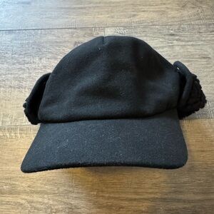 UGG Black Cap with Ear Flaps